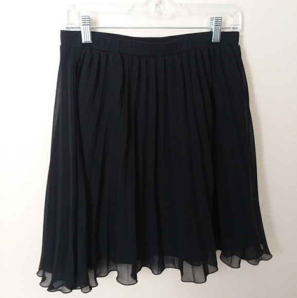 Allen B. By Allen Schwartz Dresses & Skirts - *FINAL PRICE- Black Chiffon Skater Skirt